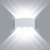Lycxames - Moderne LED-Wandleuchte Wandleuchte Up Down Wasserdicht Aluminium led Wall Washer Indoor Outdoor für Badezimmer Veranda Schlafzimmer Flur von LYCXAMES