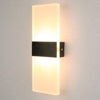 Lycxames - Moderne led Innenwandleuchte Wandleuchte Acryl Beleuchtung Wandleuchte Dekoration für Wohnzimmer Schlafzimmer Flur Esszimmer, 6W von LYCXAMES