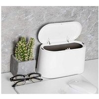 Lycxames - Tisch-Mülleimer mit Deckel, Mini-Tisch-Mülleimer, Badezimmer-Mülleimer, Kosmetik-Mülleimer für Küche, Badezimmer, Büro, Toilette, Bett, von LYCXAMES