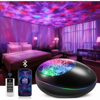 White Noise Galaxy projector led Sternenhimmel Projektor, 8 Farbe+Dimmbar Nachtlicht Sternenhimmel, Bluetooth Lautsprecher Sternenhimmel Projektor von LYCXAMES