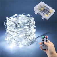 Led Lichterkette Batterie, 5M 50LEDs Kupferdraht Lichterketten Akku mit Timer Wasserdicht diy Weihnachten Lichterkette Innen Außen für Zimmer, von LYCXAMES