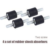 M3-Gummihalterung, 4 Stück M3 8 x 8 Luftkompressorpumpe Antivibrations-Gummistoßdämpfer, für Luftkompressoren - Lycxames von LYCXAMES