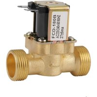Magnetventil, Zweiwege-Wassereinlass G1/2 AC220V Normal geschlossenes elektronisches Magnetventil ac 220V 240V FCD-180B von LYCXAMES