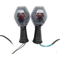 Lycxames - Passend für Suzuki dl 1000 V-Strom dl 650 V-Strom Motorrad Modifizierter Blinker Transparent Lang (ZD098) von LYCXAMES