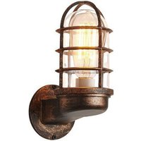 Retro-Wandlampe, Vintage-Industriebeleuchtung, rustikale Wandlampen, Draht, Metallkäfig, Wandleuchte, Innenbereich, Zuhause, Retro-Leuchte von LYCXAMES