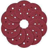 Schleifscheibe – 5 Zoll (125 mm) – 8-Loch-Griff – 40/60/80/100/120/150/180/240/320/400/600/800 – 120 Stück von LYCXAMES