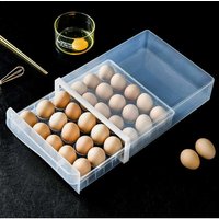 Ständer für 30 Eier, Aufbewahrungsbehälter für die Küche, Eierstation, rustikaler Eierkorb, Küchenzubehör, einzigartiges Design, Schubladenbox, von LYCXAMES