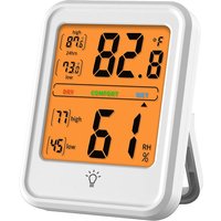 Thermometer-Hygrometer, Innenthermometer mit Magnet, hochpräzises Raumhygrometer, hintergrundbeleuchteter LCD-Monitor, Thermo-Hygrometer, Temperatur von LYCXAMES