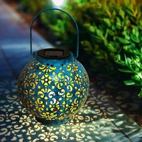 Tragbare Laterne – wasserdichte dekorative Garten-Solarlaterne mit hängender Solarlampe für Gartendekoration – 1 - Lycxames von LYCXAMES