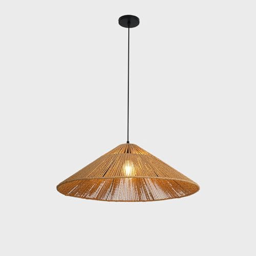 LYDSB Hanfseil Gewebte Pendelleuchten Moderne Bauernhaus Boho Pendelleuchte Kücheninsel Rustikale Rattan Deckenhängelampe Großer Küstenleuchter Für Schlafzimmer Esszimmer Ha LYDSB Hanfseil Gewebte Pendelleuchten Moderne Bauernhaus Boho Pendelleuchte Kücheninsel Rustikale Rattan Deckenhängelampe Großer Küstenleuchter Für Schlafzimmer Esszimmer Ha von LYDSB