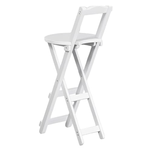 LYDSB Verstellbarer Bambus-Barhocker mit Rückenlehne, tragbarer Hochstuhl, Fußstütze, 45,7 cm, 63,5 cm, 76,2 cm, ideal für Küchentheke und Frühstücksecke von LYDSB