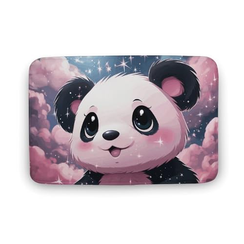 Fußmatte für den Innen- und Außenbereich, Panda-Druck, geeignet für Schlafzimmer, Büro von LYDSKGEQ