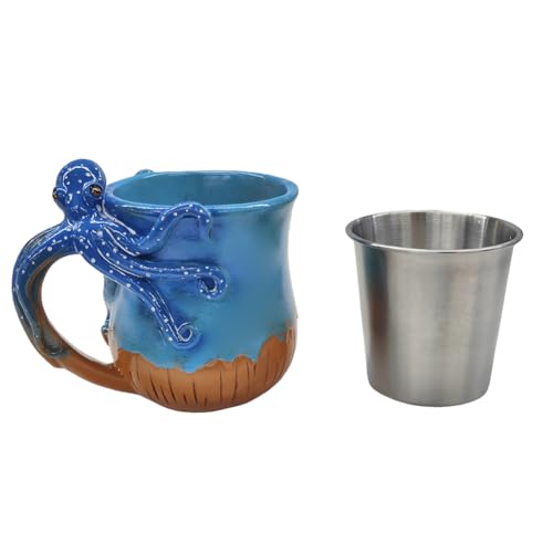 LYEAA 14oz Deep Blue Octopus Mug Multifunktion Edelstahlwassertasse for Kaffee-Teegeschenke LYEAA 14oz Deep Blue Octopus Mug Multifunktion Edelstahlwassertasse for Kaffee-Teegeschenke von LYEAA