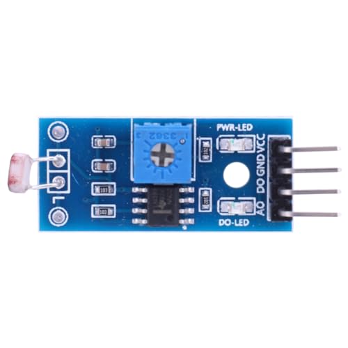 LYEAA 4-poliges lichtempfindliches Sensor-Modul, 3,5 V-5 V, LM393, Sensitivitäts-Lichtsensor-Modul, Lichtdetektor-Platine for DIY-Kit von LYEAA