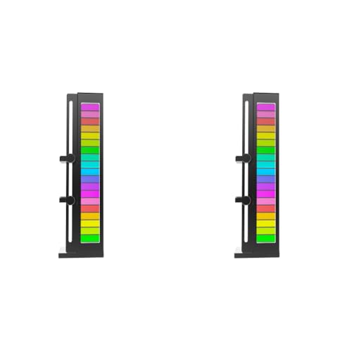 LYEAA 5V 3Pin ARGB Sync Verstellbarer Computer-Grafikkartenhalter, GPU-Stützständer aus Aluminiumlegierung mit Magnetfuß für Desktop-PC von LYEAA