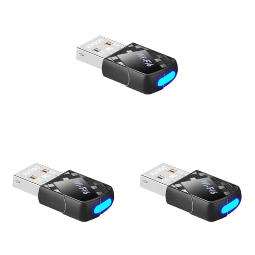 LYEAA 900Mbps Mini USB WiFi Adapter Dual Band 2.4G/5Ghz Driver-Free Ethernet Receiver Mini Wireless LAN Card von LYEAA