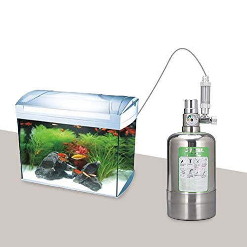 LYEAA CO2 Generator System Carbon, 1L/2L Kohlendioxid Reaktor Aquarium DIY CO2 Zylinder Generator System Kit for Pflanzen Aquarium Aquarium CO2 Generator System Kit von LYEAA