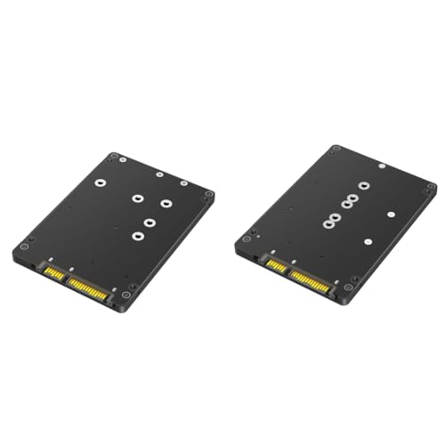 LYEAA Combo M.2 B-Key & mSATA SSD auf SATA 3.0 Adaptergehäuse 6 Gbit/s externes Laufwerk von LYEAA