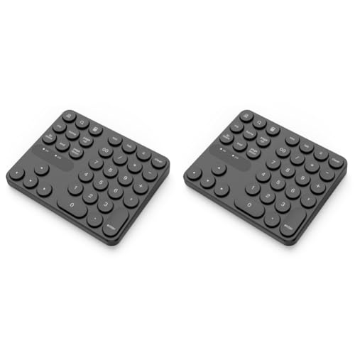 LYEAA Drahtlose Mini-Zifferntastatur 35 Tasten USB-A USB-C for Laptop-Computer-Schreibtisch-PC-Tastaturen von LYEAA