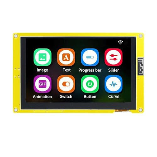 LYEAA ESP32 16 MB Flash-Modul Dual Core CPU 800 x 480 7 Zoll RGB LCD TFT Smart Display Bildschirm WiFi Bluetooth-kompatibel (TN kapazitiver Touch) von LYEAA
