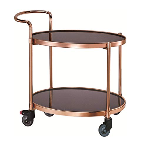 2 Etagen Weinwagen Servierwagen Küchentisch Weinkarre Servierwagen mit verschließbaren Hausrollen 2 Etagen Weinwagen Servierwagen Küchentisch Weinkarre Servierwagen mit verschließbaren Hausrollen von LYFDPN