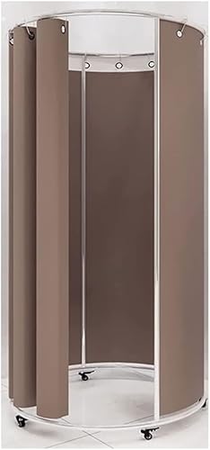 Bekleidungsgeschäft mit Rädern Abnehmbare Tragbare Umkleidekabine Mobile Temporäre Ankleidekabine DIY Temporäre Umkleidekabine Umkleidekabine (A) von LYFDPN