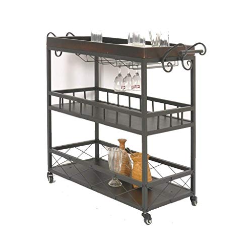 Küchentrolleys mit Rollen Trolley Weinregale Home Barwagen Servierwagen Kommode Küchenregal 3-lagig Trolley Beauty Trolley Barwagen für Zuhause Küchentrolleys mit Rollen Trolley Weinregale Home Barwagen Servierwagen Kommode Küchenregal 3-lagig Trolley Beauty Trolley Barwagen für Zuhause von LYFDPN