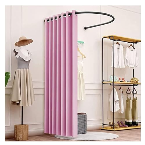 LYFDPN Einkaufszentrum Bekleidungsgeschäft Umkleidekabine mit Vorhanghaken Temporäre Ecke Wandbehang Ankleidezimmer LYFDPN Einkaufszentrum Bekleidungsgeschäft Umkleidekabine mit Vorhanghaken Temporäre Ecke Wandbehang Ankleidezimmer von LYFDPN