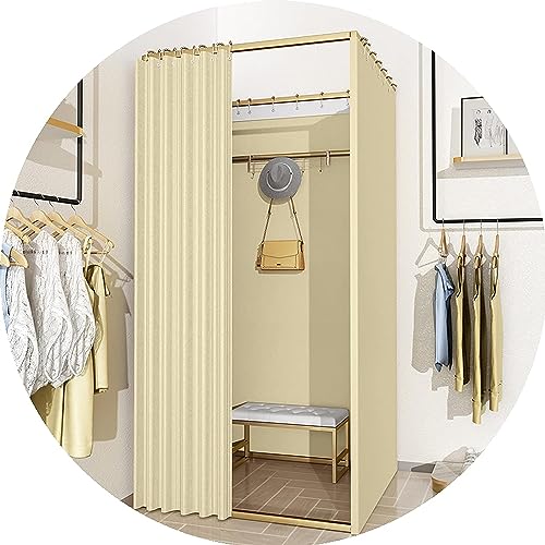 LYFDPN Fitting Room Bekleidungsgeschäft Sonnenschirm, Mobile Tragbare Montage Zimmer Abschirmung, Mobile Privatsphäre Partition Display Rack Dressing Room LYFDPN Fitting Room Bekleidungsgeschäft Sonnenschirm, Mobile Tragbare Montage Zimmer Abschirmung, Mobile Privatsphäre Partition Display Rack Dressing Room von LYFDPN