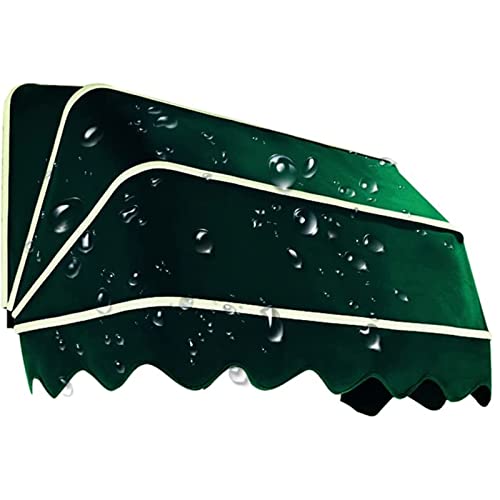 Markise Flexible faltbare Markise Verdickte Aluminiumhalterung Outdoor Garten Fenster Teleskop Baldachin Dekoration Kaffee-Bekleidungsgeschäft (100 * 60 * 60cm) von LYFDPN