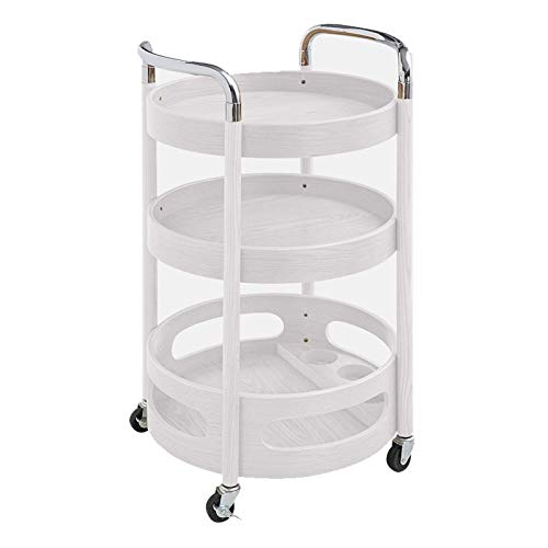 Startseite Barwagen Servierwagen Sideboard Küchenregal Friseurwagen Rollen 3-stöckige Kosmetiklassen - viele Styles von LYFDPN