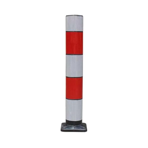 Sicherheitspfad, Reflektierende Warnsäule, mit Fuß-Parkbarriere-Pfosten, für Verkehrsmanagement und Straßensicherheit(Rot) von LYFHYSDSP