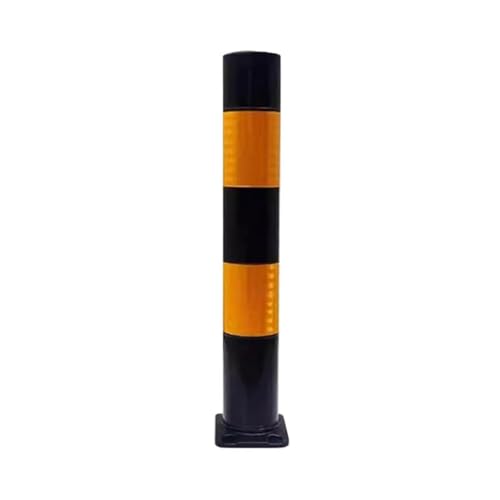 Sicherheitspoller, Antikollisionspoller, mit Sockel, Parkplatzsperre, for Verkehrsmanagement und Straßenschutz(Orange) von LYFHYSDSP