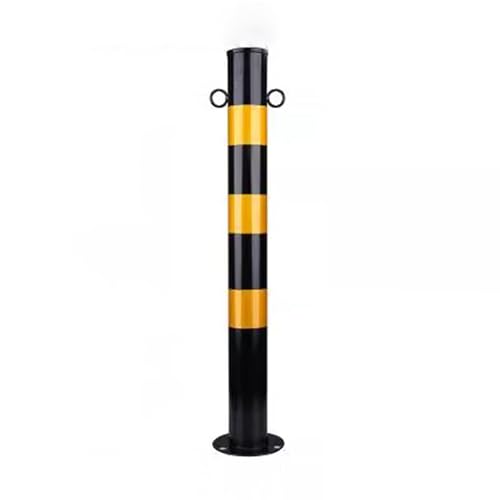 Sicherheitspoller aus Stahl, Antikollisionspoller, Poller, for Verkehrssensible Bereiche, mit Nachtreflex(Yellow) von LYFHYSDSP