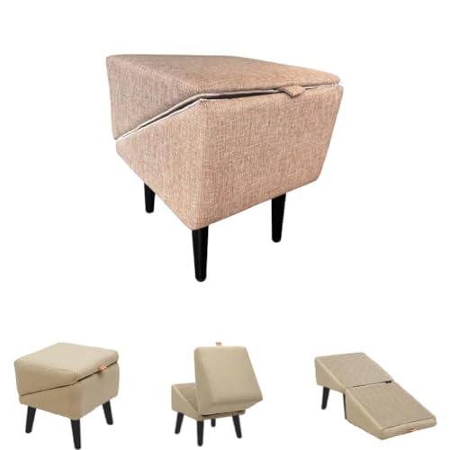 HSGAV Faltbare Hunderampe für Sofa,2 Stufen Hundetreppe Bett, Rampe Hund Klappbar,Hundetreppe Auto,rutschfeste Hunderampe,Tragbare Katzentreppe,Haustiertreppe für Bett Sofa Auto,Khaki HSGAV Faltbare Hunderampe für Sofa,2 Stufen Hundetreppe Bett, Rampe Hund Klappbar,Hundetreppe Auto,rutschfeste Hunderampe,Tragbare Katzentreppe,Haustiertreppe für Bett Sofa Auto,Khaki von LYGBDSS