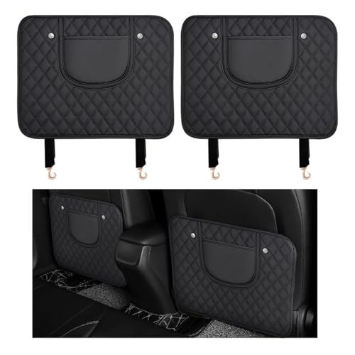 2 Stück Rücksitz Anti Kick Pad Auto für Buick Regal Generation 7 2017-2024, Leder Vordersitze Rückenlehne Schutzpolster Organizer Sitzschutz Zubehör,Black-Short Style 2 Stück Rücksitz Anti Kick Pad Auto für Buick Regal Generation 7 2017-2024, Leder Vordersitze Rückenlehne Schutzpolster Organizer Sitzschutz Zubehör,Black-Short Style von LYHCM