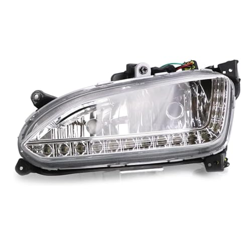 Auto LED Nebelscheinwerfer für Hyundai Santa e IX45 2013 2014 2015, ABS DRL Tagfahrlicht Front Stoßstange Fahren Nebelleuchten Reflektoren Blinker,1pc Left-A Auto LED Nebelscheinwerfer für Hyundai Santa e IX45 2013 2014 2015, ABS DRL Tagfahrlicht Front Stoßstange Fahren Nebelleuchten Reflektoren Blinker,1pc Left-A von LYHH