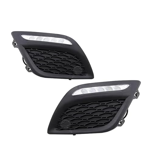 Auto LED Nebelscheinwerfer für Volvo Xc60 2011-2013, ABS DRL Tagfahrlicht Front Stoßstange Fahren Nebelleuchten Reflektoren Blinker,1pc Left-A von LYHH
