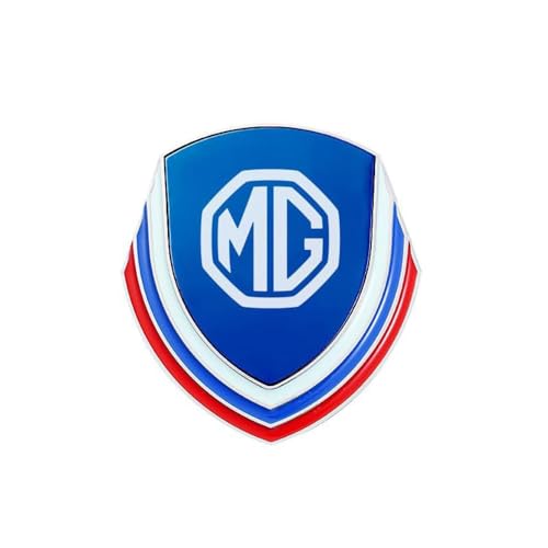Car Sticker Autoabzeichen Emblem für MG HS MG3 MG5 MG6 MG7 ZS GS MG4, 3D Metall Chrom Selbstklebende Logo Emblem Karosserie Dekorative Aufkleber,normal-Blue Car Sticker Autoabzeichen Emblem für MG HS MG3 MG5 MG6 MG7 ZS GS MG4, 3D Metall Chrom Selbstklebende Logo Emblem Karosserie Dekorative Aufkleber,normal-Blue von LYHH