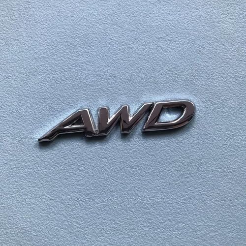 Car Sticker Autoabzeichen Emblem für Mazda 2.0 Atenza Axela 2.5 4WD AWD, 3D Metall Chrom Selbstklebende Logo Emblem Karosserie Dekorative Aufkleber,normal-E von LYHH