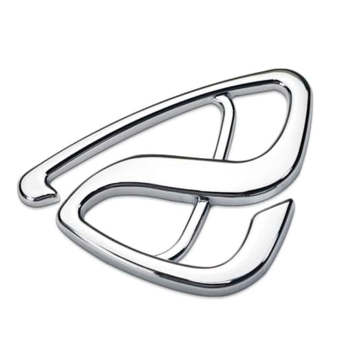 Car Sticker Autoabzeichen Emblem für Mazda Axela Atez M6 M3, 3D Metall Chrom Selbstklebende Logo Emblem Karosserie Dekorative Aufkleber,normal-D von LYHH
