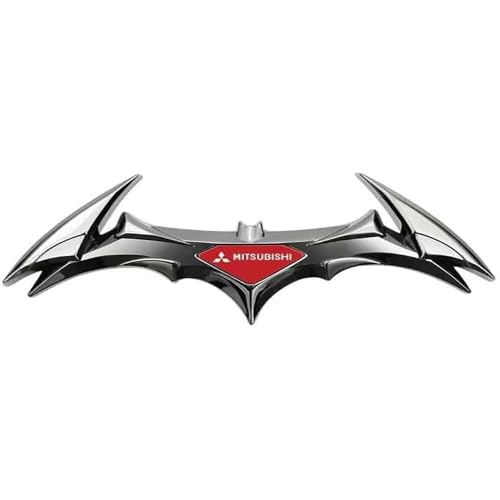 Car Sticker Autoabzeichen Emblem für Mitsubishi Space Star 2019-2023, 3D Metall Chrom Selbstklebende Logo Emblem Karosserie Dekorative Aufkleber,normal-B von LYHH