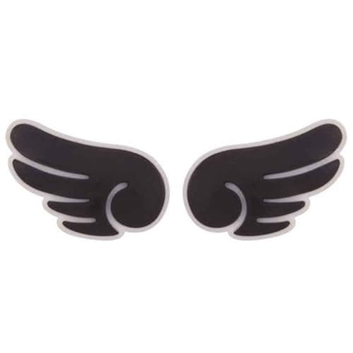 Car Sticker Autoabzeichen Emblem für Smart 450 451 453 Fortwo Forfour, 3D Metall Chrom Selbstklebende Logo Emblem Karosserie Dekorative Aufkleber,normal-Black von LYHH