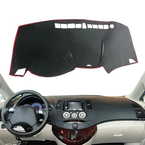 LYHH Armaturenbrett-Matte für Mitsubishi Grandis NA BA Space Wagon 2003-2011, rutschfeste, Anti-Aging, Antireflexion, Anti-Belichtung Dashboard Abdeckung, Armaturenbrett Teppichschutz von LYHH