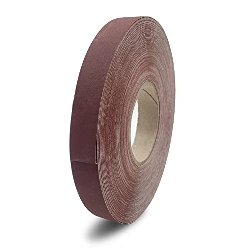 320 Körnung kontinuierliche Sandpapierrolle 2,5 cm x 50 m Emery Cloth Aluminiumoxid Abrasive Sandpapier Rollen -Drum -Schleifpapierrollen für Holzmöbel Finishing Metallschleibei Automobilpolieren von LYHLYA