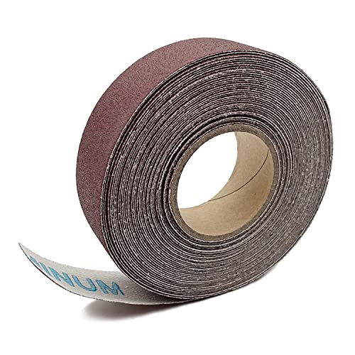 180 Körnung Schleifpapier Rollen 2,5 cm x 8m Schmirgelpapier Aluminiumoxid Sandpaper Roll Emery Cloth für Holzmöbel Finishing Metall Schleifen Automotive Polieren von LYHLYA