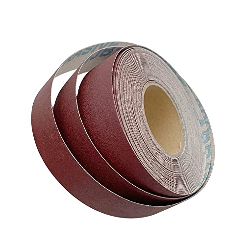 360 Körnung Schleifpapier Rollen 2,5 cm x 8m Schmirgelpapier Aluminiumoxid Sandpaper Roll Emery Cloth für Holzmöbel Finishing Metall Schleifen Automotive Polieren von LYHLYA