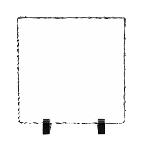 LYHLYA Sublimation Blank Slate Rock 18.5 x18.5 cm Customized Memorial Frame with Display Stand Sublimation Personalized Picture Frame for Heat Transfer Printing LYHLYA Sublimation Blank Slate Rock 18.5 x18.5 cm Customized Memorial Frame with Display Stand Sublimation Personalized Picture Frame for Heat Transfer Printing von LYHLYA