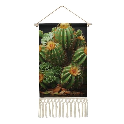 Kakteen und Sukkulenten Wanddekoration Gemälde zum Aufhängen auf Leinwand, Wandkunst Gemälde für Wohnzimmer, dekorativer Posterrahmen, Retro-Kunstdrucke, hängendes Bauernhaus-Banner für Innenbereich Kakteen und Sukkulenten Wanddekoration Gemälde zum Aufhängen auf Leinwand, Wandkunst Gemälde für Wohnzimmer, dekorativer Posterrahmen, Retro-Kunstdrucke, hängendes Bauernhaus-Banner für Innenbereich von LYHVSFJW