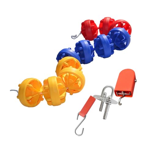 LYHXYLFT Schwimmbecken-Sicherheits-Trennseil-Kits, Schwimmende Pool-Trennlinie Mit S-Haken Und Spanner, for Schwimmclubs(Steel Wire,9m/29.5ft) von LYHXYLFT